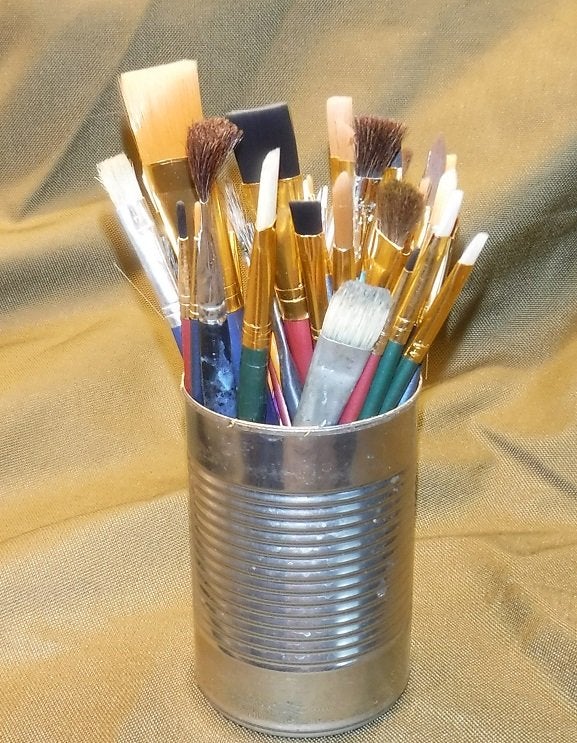 Clean Oil Paint Brushes with Turpenoid Natural